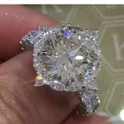 Diamond Wedding Ring Women Fashion Zirconia Luxury Engagement Diamond Wedding Ring