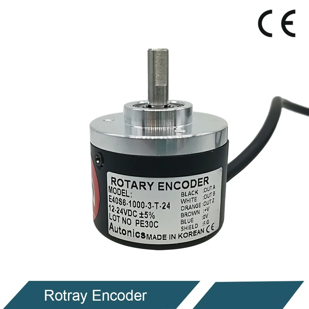 40mm Incremental Rotary Encoder E40s610003t24 Totem Pole Output