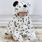 New Born Baby Clothes Manufacture New Born Baby Boy Girl Clothes Infant Clothing 0-6 Months Flannel Animal Jumpsuit