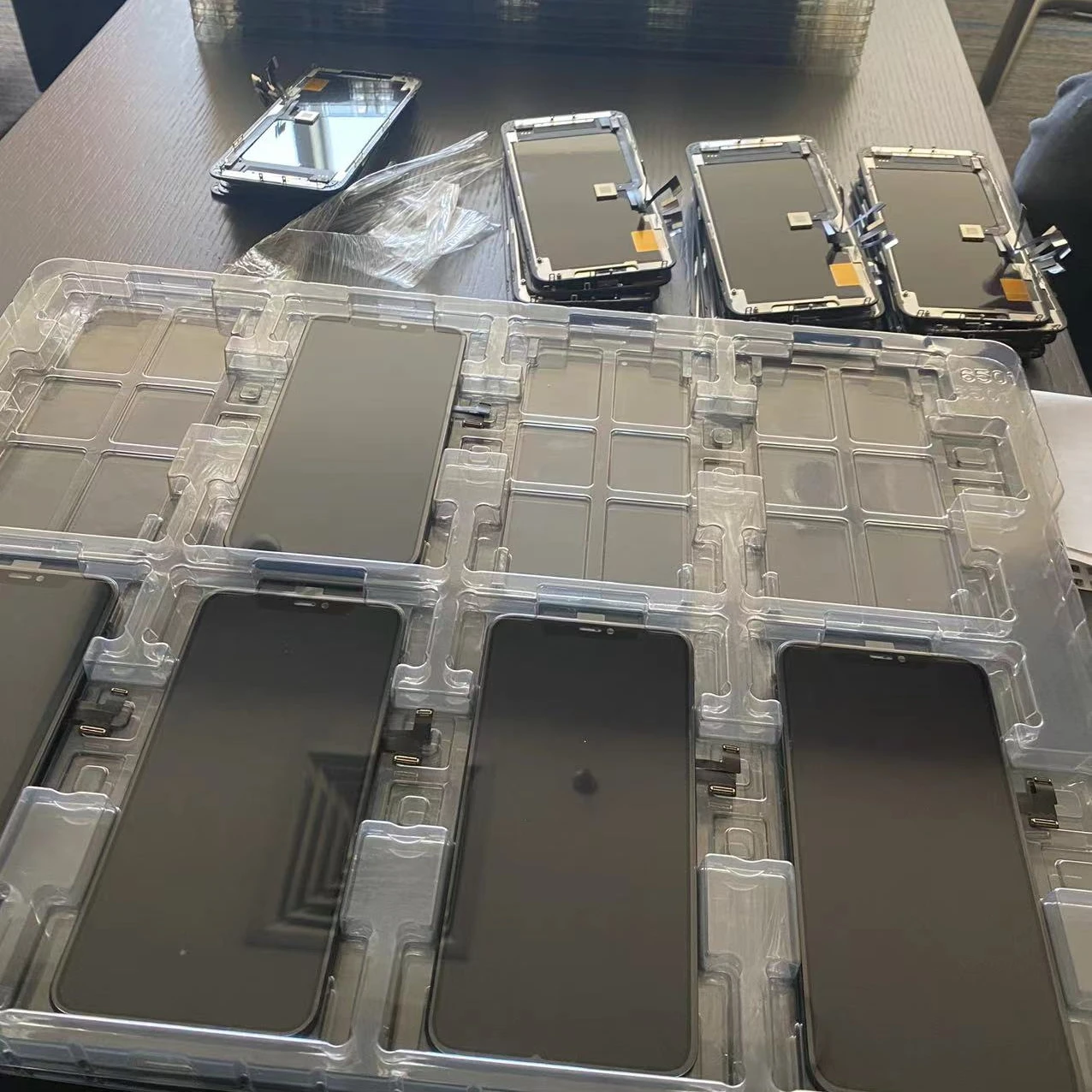 crack in lcd touch screen factory