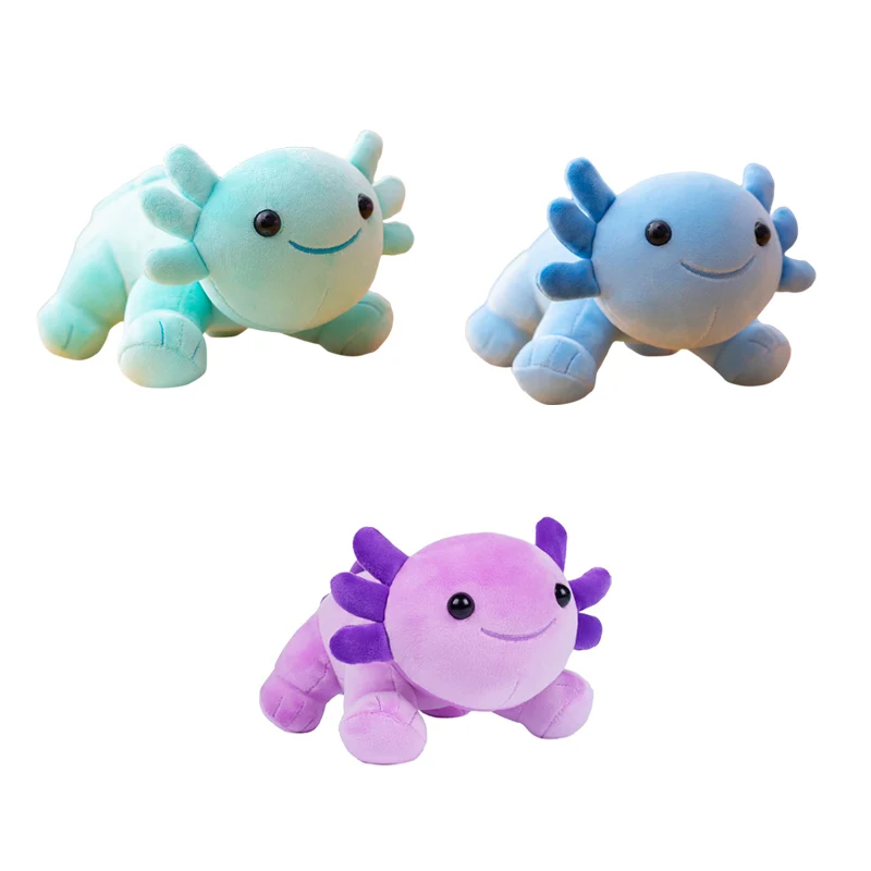 Hot Selling Autism Stuffed Axolotl Toys Support Custom Weighted Plush Toy Support Recycled
