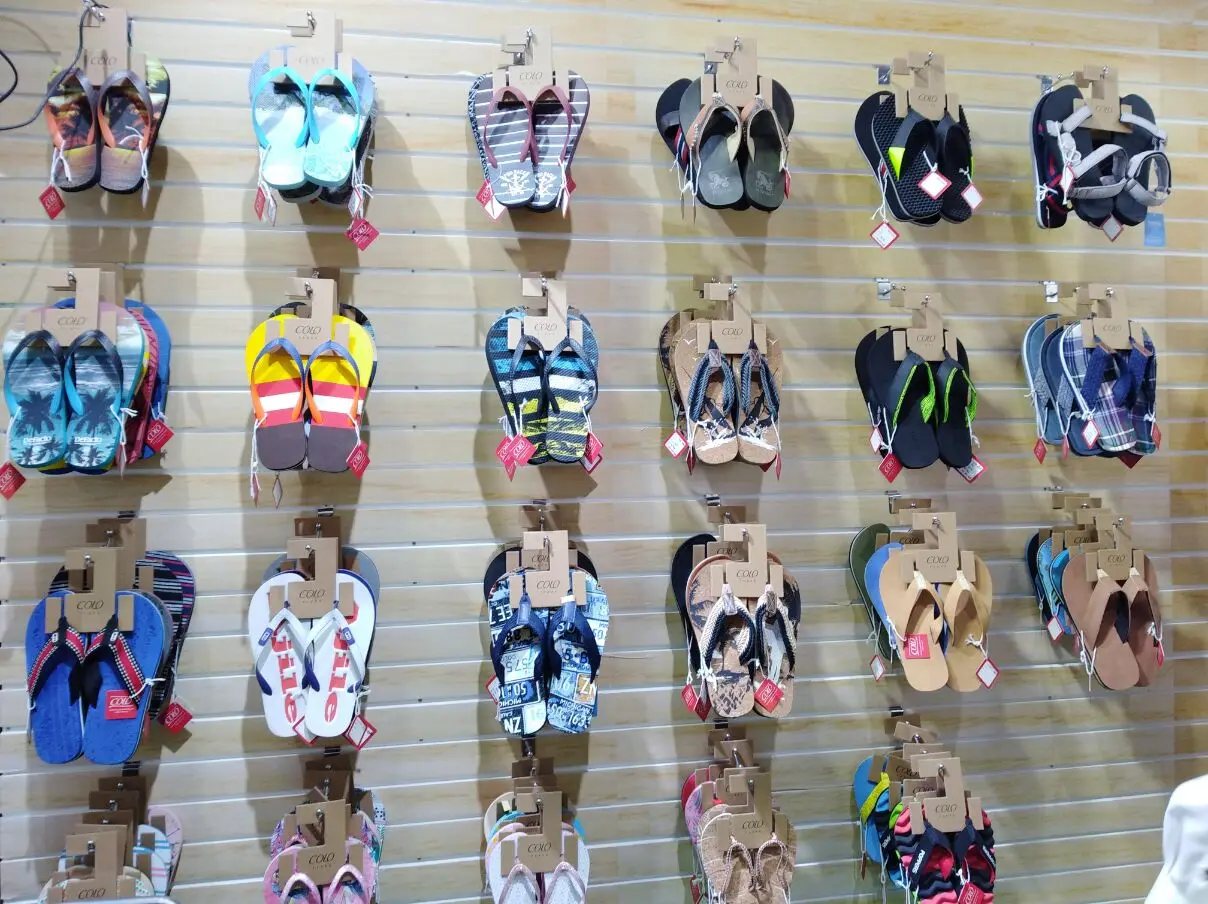 100% Recycled Paper Cardboard Flip Flop Hanger Custom Size For Retail Display