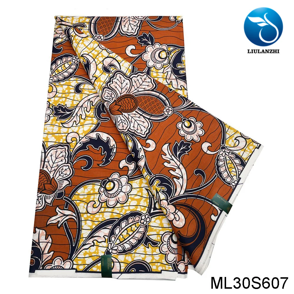 Beautifical New Prints Ankara Wax Fabrics Yards African Cotton