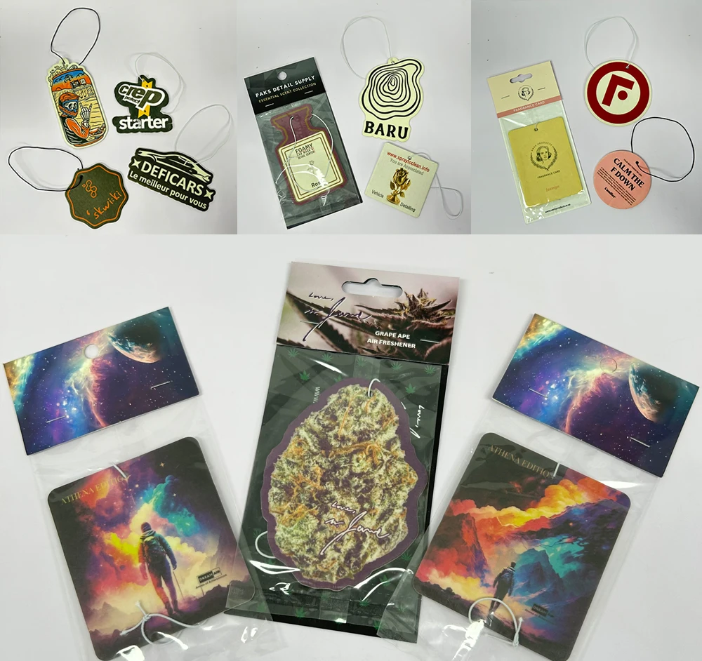 Car Accessories Scents Hanging Hot Sale Freshener For Promotional Gifts Custom Design Air Paper Fresher