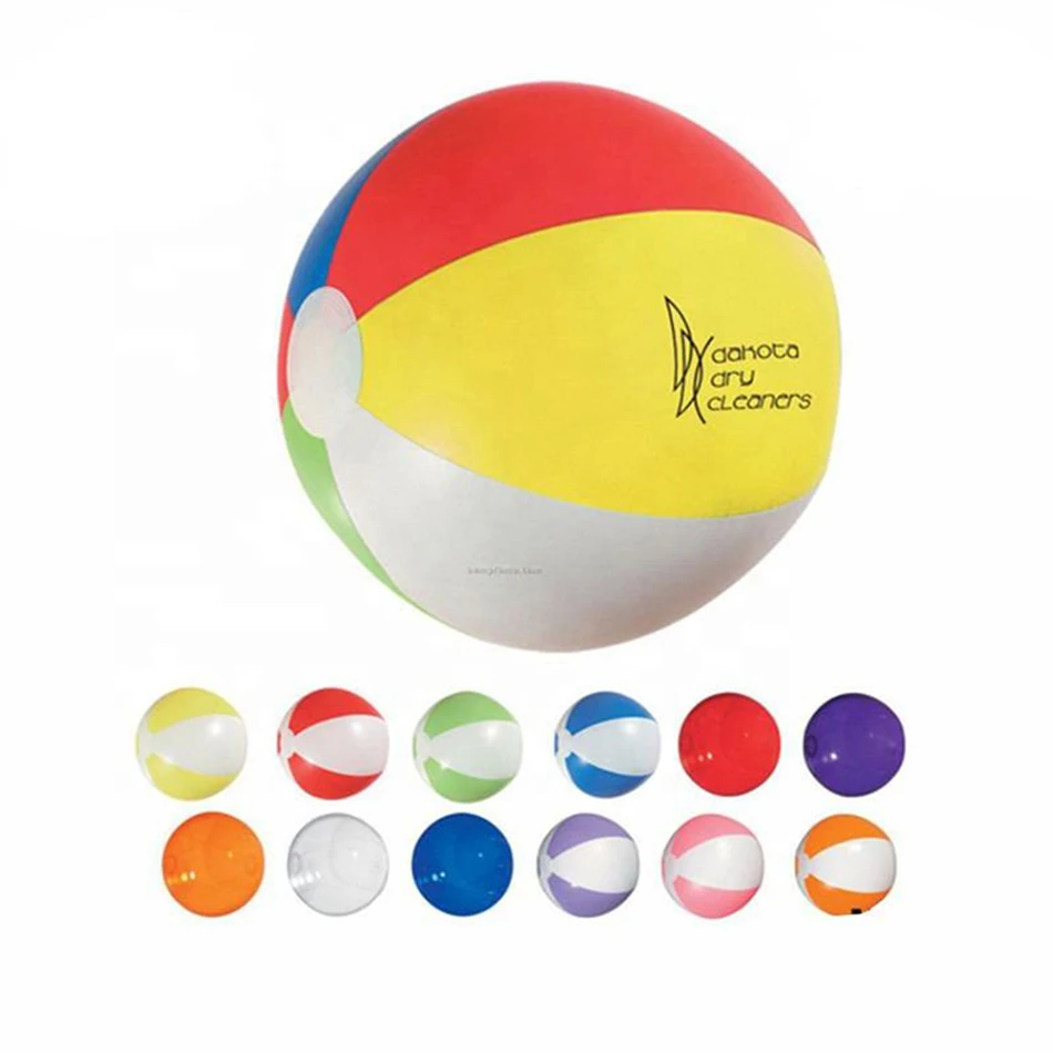 Rainbow Inflatable Beach Balls, Pvc Inflatable Big Ball, Beach Balls For Kids Inflatable Toy Colored