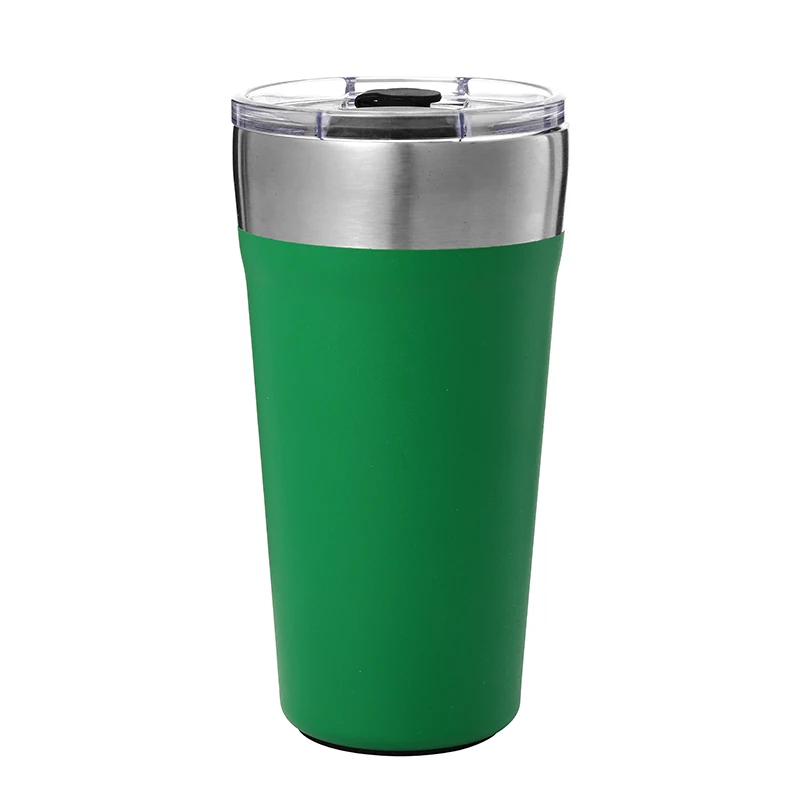 20oz Double Wall Vacuum Insulated Stainless Steel Camping Tumbler Coffee Cup Car Mug With Dual-use Lid