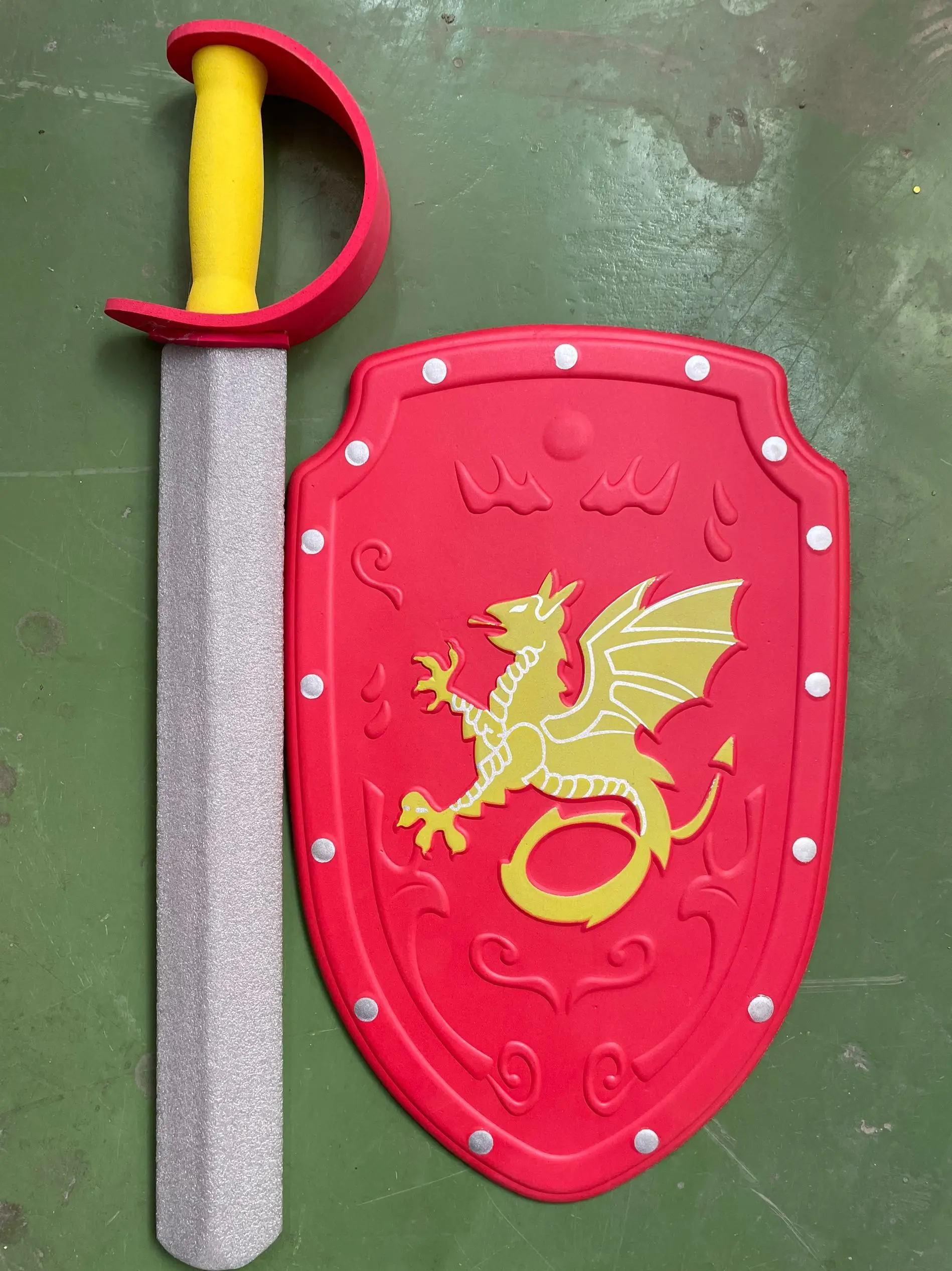 product sports fun lightweight eva foam knight sword shield kids role playing dress up party halloween cosplay adventure game toy-3