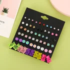 Earrings Earrings Colorful Bear Earrings For Kids Women Little Girls Crystal Stud Earrings Set