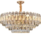 Modern Hotel Style For Decoration Fashion Gold Shop Decorative Hanging Light Modern Crystal Light