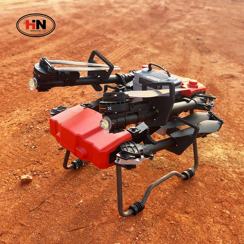 Remote Control 30-50kg Payload Drone 10km Control Distance 4 Axis Cargo Transport Drone with GPS Long Range Delivery Drone factory