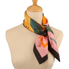 Scarf Hot Selling Silk Hair Scarf Women Bandana Custom Print Silk Scarf