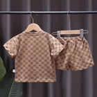 Boys Clothing Boys And Girls Casual Clothing Short-sleeved Shirts Fashion Clothing Colorful Summer Suits
