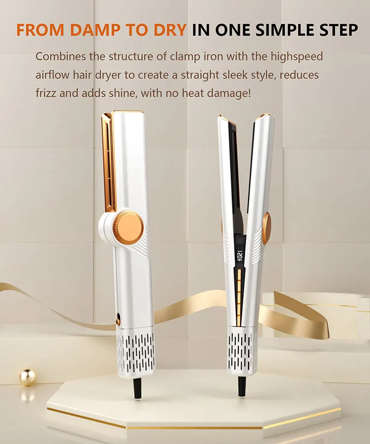 OEM Custom Brand Hot Sale Pink Multistyler Wet and Dry Negative Ion Airstyler Airflow Blower Hair Straightener Styling factory