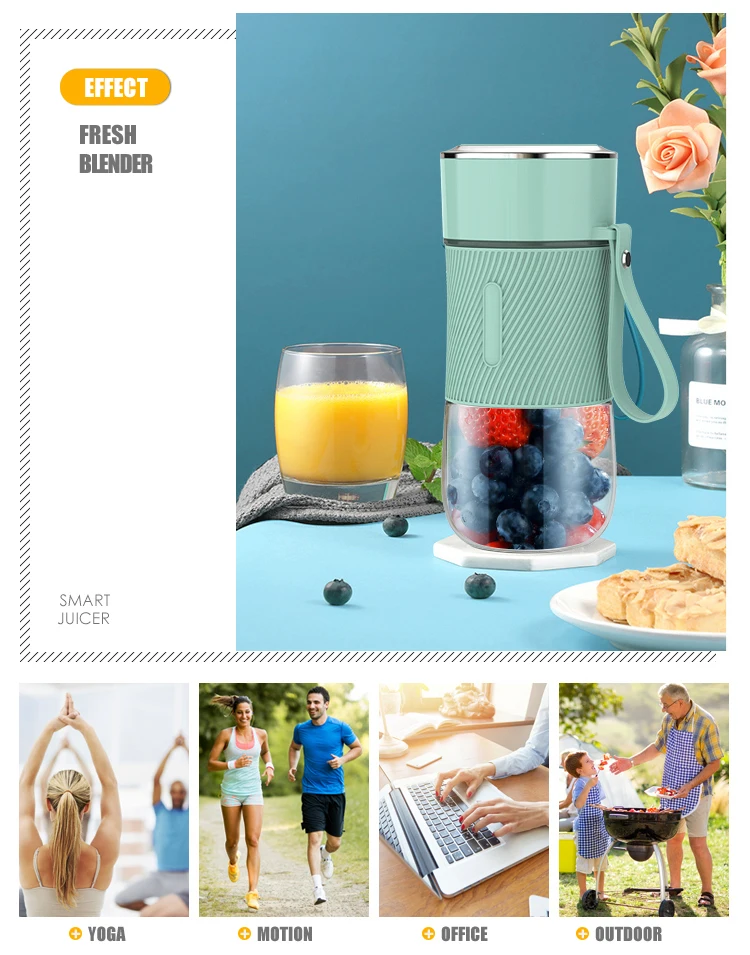 Mini mélangeur USB portable pour Smoothie, taille personnelle, rechargeable, 2019