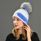 Winter Womens Beanie Women Multicolor Cashmere Hat Girls Warm Soft 2020 Winter Ladies Knitted Tie Dye Cashmere Beanie