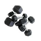 Gym Equipment Weight Lifting Home Gym Equipment Weight Lifting Rubber Hex Dumbbell Cast Iron BPA Free