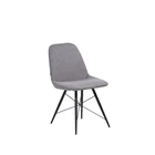 Hot Selling Modern Fabric Dining Chair Luxury Metal Leg Dining Chair