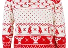 Knitted Pullover Quality Sweater Men's Christmas Holiday Knitted Sweater Ugly Pullover O-neck Cotton Man Sweaters Of Red