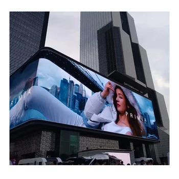 Naked Eye 3d Outdoor Led Screen P4 P5 P8 P10 3d Led Billboard 90 Degree