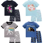 Children's Summer China Supplier Hot Sale 2021 Boy Kid Clothing Children'S Home Suit Cotton Pajama Suit For Summer