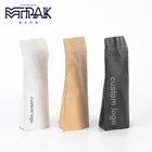 Pouch Supplier Stock Custom Logo Zipper Valve Stand Up Pouch Pack Coffee Bean Bag