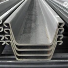 Piles Cold Rolled U And Z Type Second Hand Steel Sheet Piles