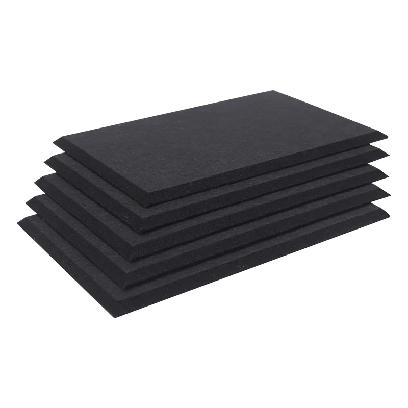 Chinese Manufacturers Durable Sound Proof Wall Self-Adhesive Flat Polyester Fiber Acoustic Panel