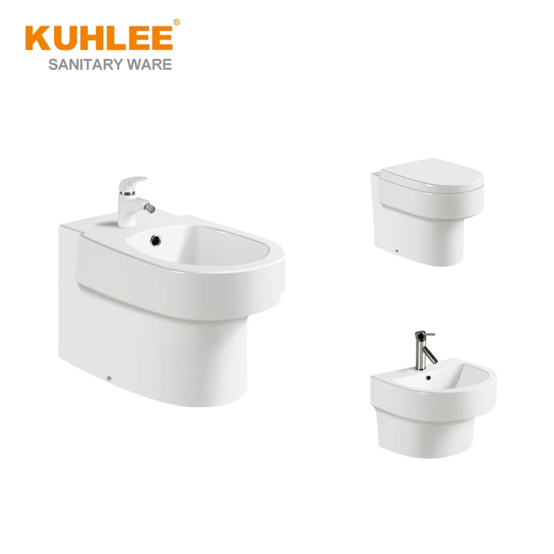 Factory Price Ceramic Toilet Set Bathroom Wash Down Sanitary Wares Sets Wall hung Toilet Suite
