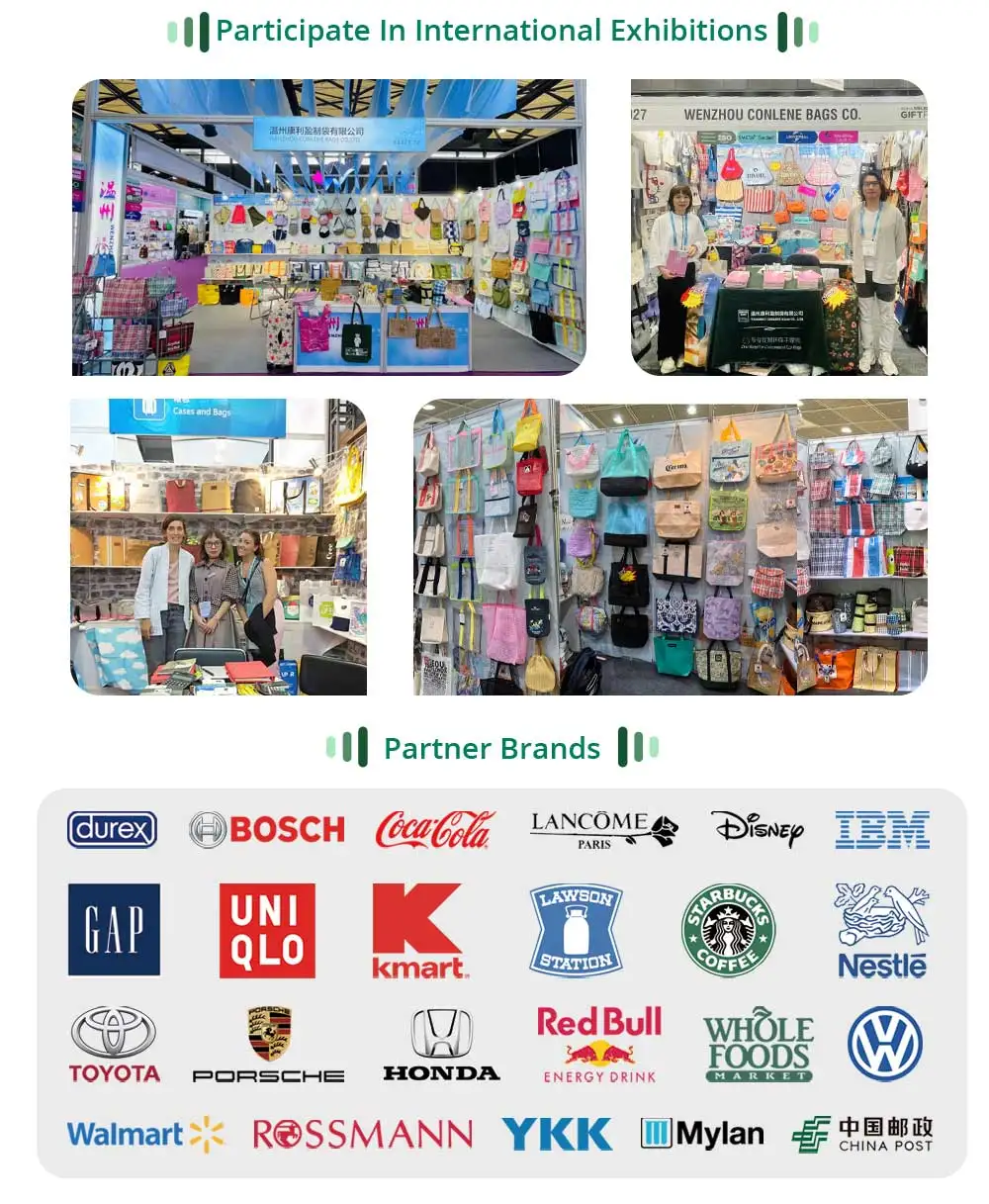 Manufactured Eco-Friendly Wholesale Recycled Nylon PP Woven Striped Shopping Bags Eco-Friendly Reusable Plastic Market Bags details