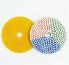 Polishing Pad Pads Granite And Marble Abrasive Flexible 3 Color Polishing Pad Wet Diamond Resin Polishing Pads