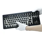 Oem Hot Sale Black Metal Anodized Aluminium 6061 6063 Custom CNC 80% 87 TKL Mechanical Keyboard Case