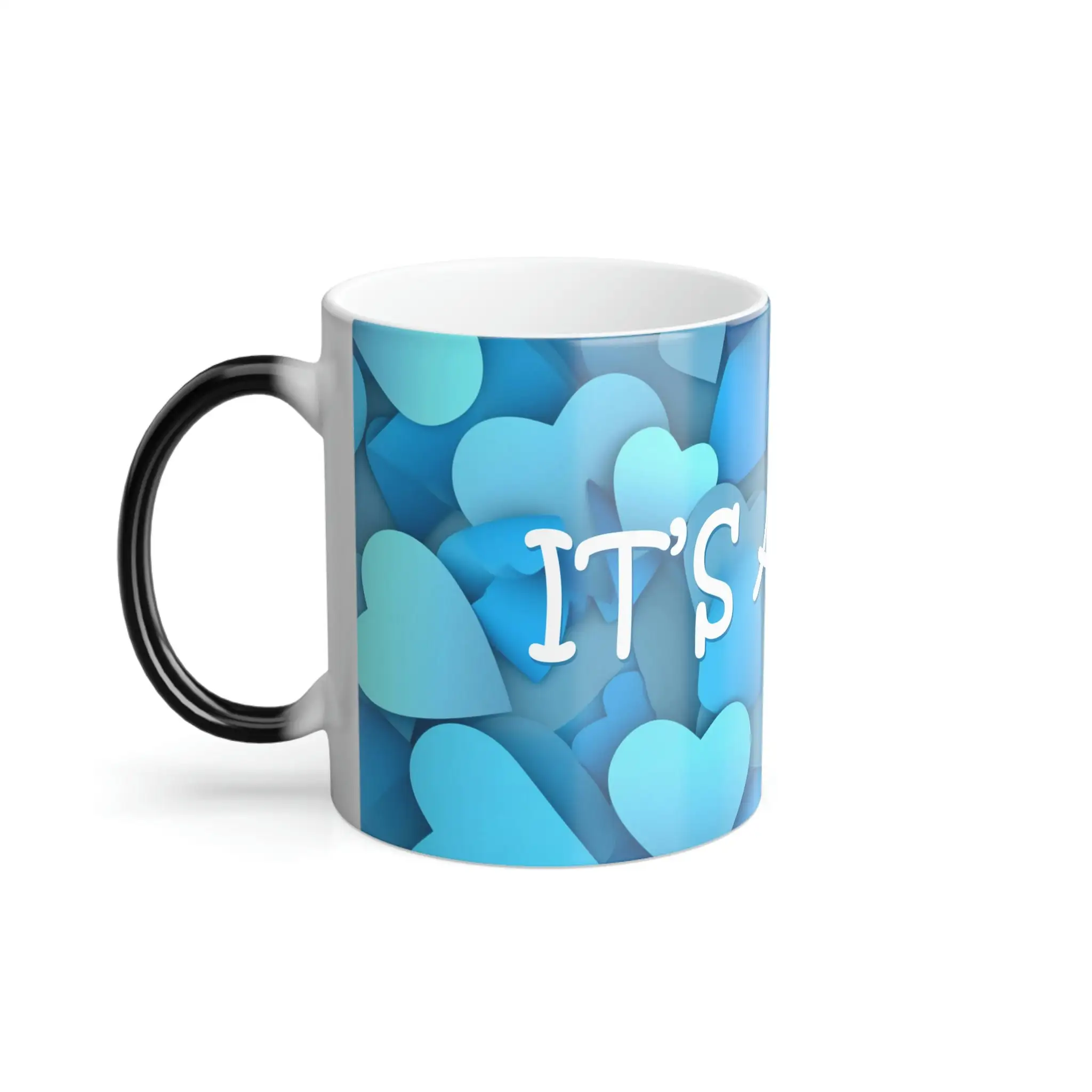 11oz Heat Sensitive Colour Changing Magic Matte Mug Cup Customizable personalised Coating Sublimation Blanks Ceramic Mugs