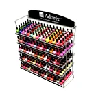 Polish Display Stand Display Standing Counter Acrylic And Metal Nail Polish Display Rack