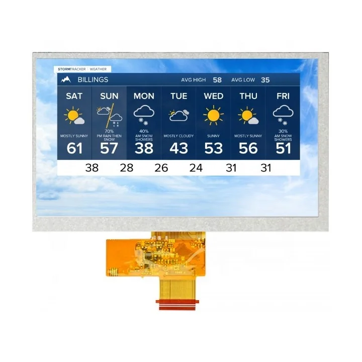 7 tft display module manufacturer