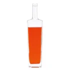 Print Frosted 750 Ml Liquor Champagne Gin Vodka Whisky Wine Empty Crystal Glass Bottles Export