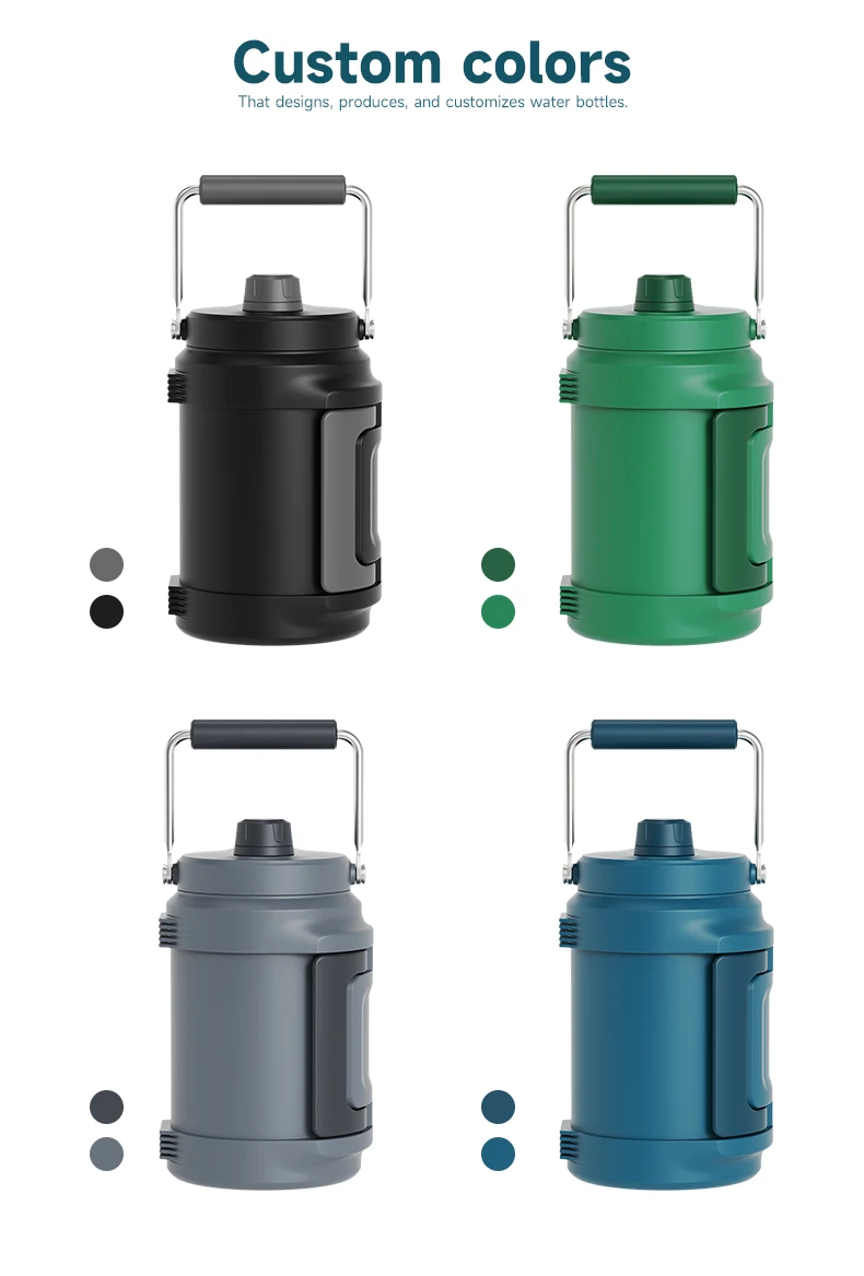 Woodsun Custom Manufacturer Vacuum Stainless Steel 1 Gallon Water Bottle Container details