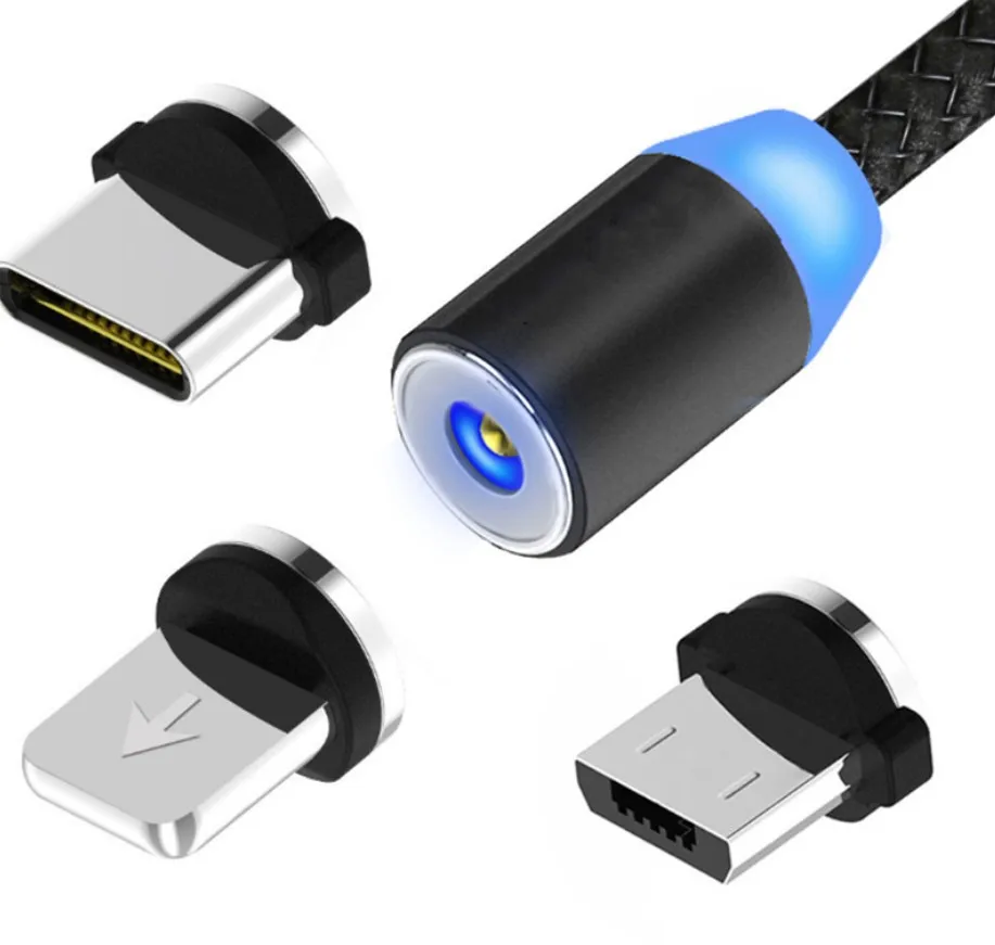 6feet 2m 3in1 Magnetic Magnet Charging Usb Data Cable Charger For Iphone  Micro Type C Magnetic Cable - Buy Magnetic Cable,Magnetic Charging Cable,Magnet  Charging Cable Product on Alibaba.com