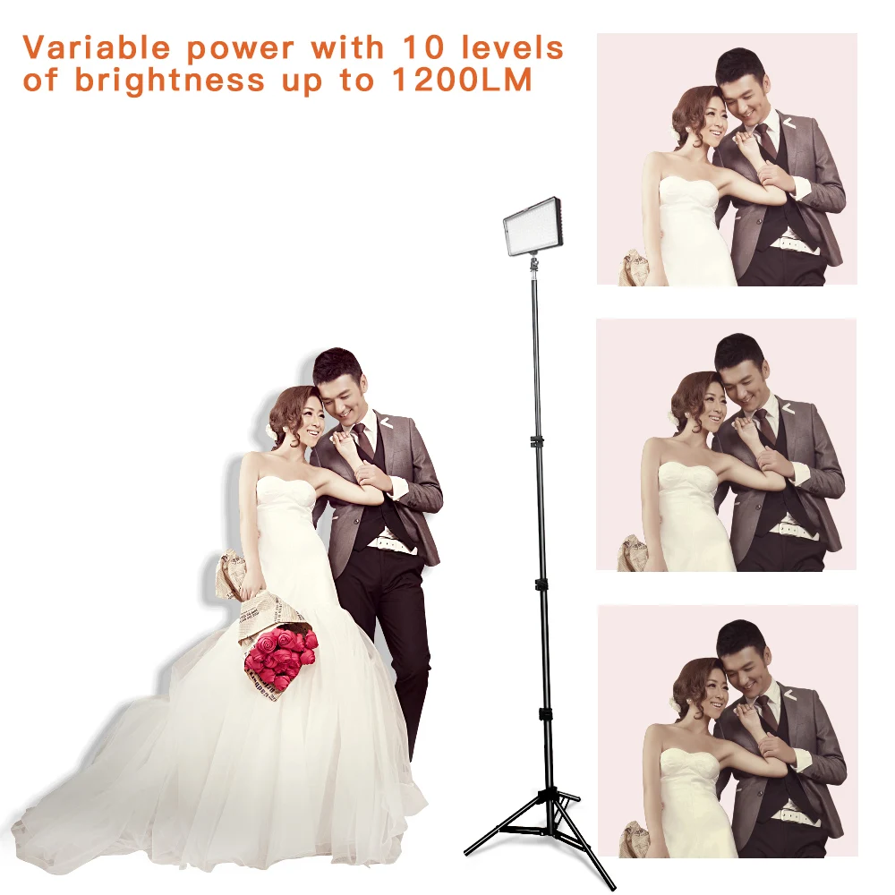 Tl240s 4set 24w 3200k 5600k 240pcs Dslr Led Light Kit Camera Studio Lights Photography Video