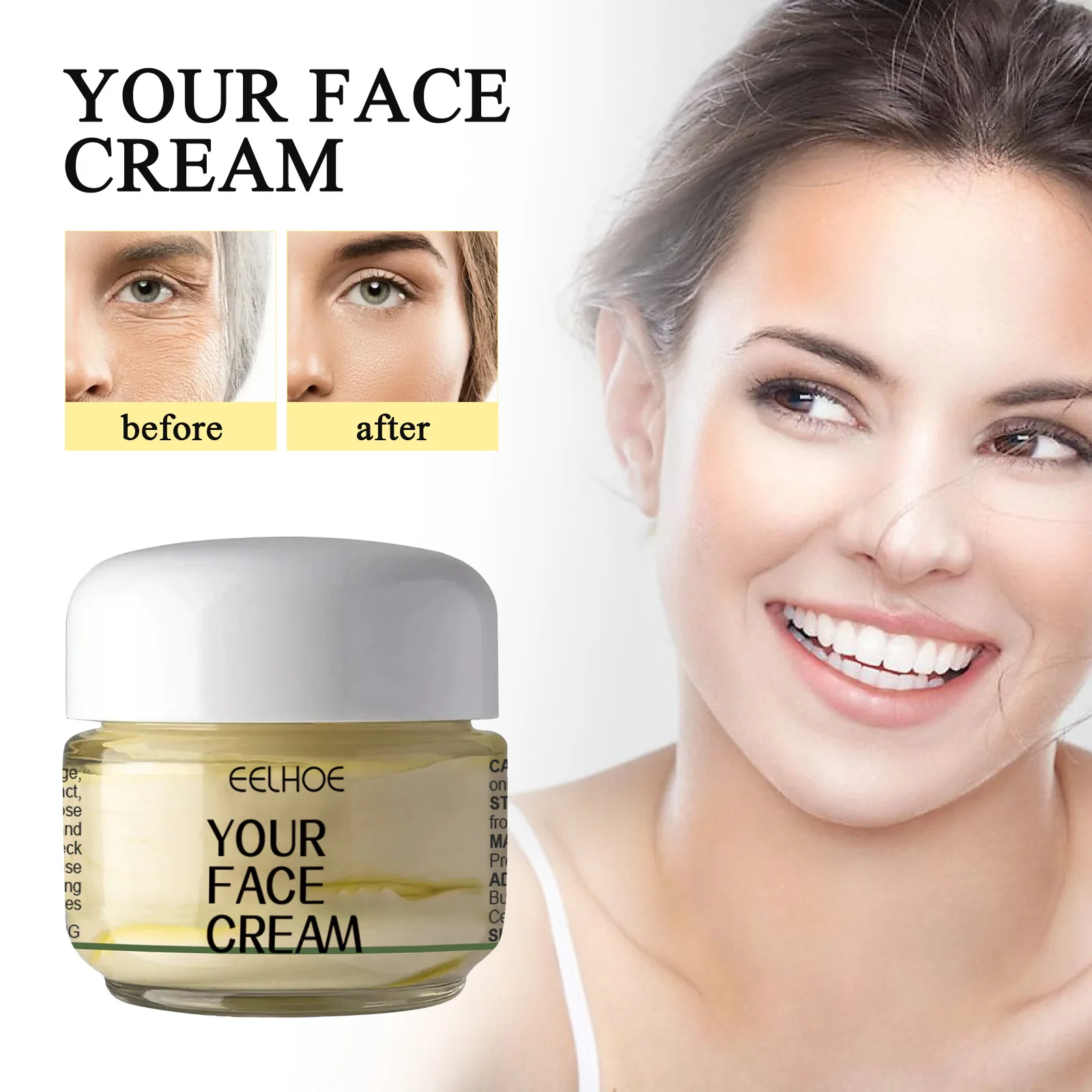 Eelhoe Deep Anti-wrinkle Face Cream Fade Spots Fine Lines Nourishing 