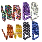 Durag Bandana Custom Logo Low Moq Dorag Durag Factory Customize Printing Designer Silky Durags For Men