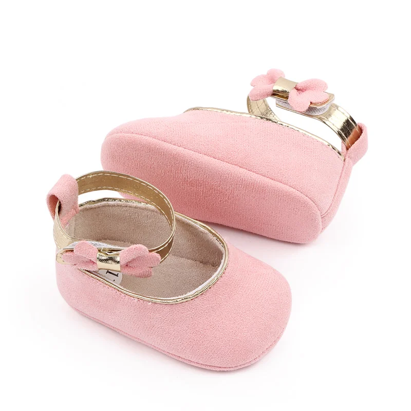 Wholesale Soft Sole Indoor Baby Newborn Infant Baby Girl Shoes 0-18 Months factory