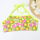 Summer Girl Set 2021 Summer New Children Bikini Split Straps Printed Child Girl 2 Pieces Set Swimsuit