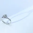 Ring Engagement Manufacturer Customized 14k 18k Gold Jewelry Ring Round CVD Diamond Engagement Ring
