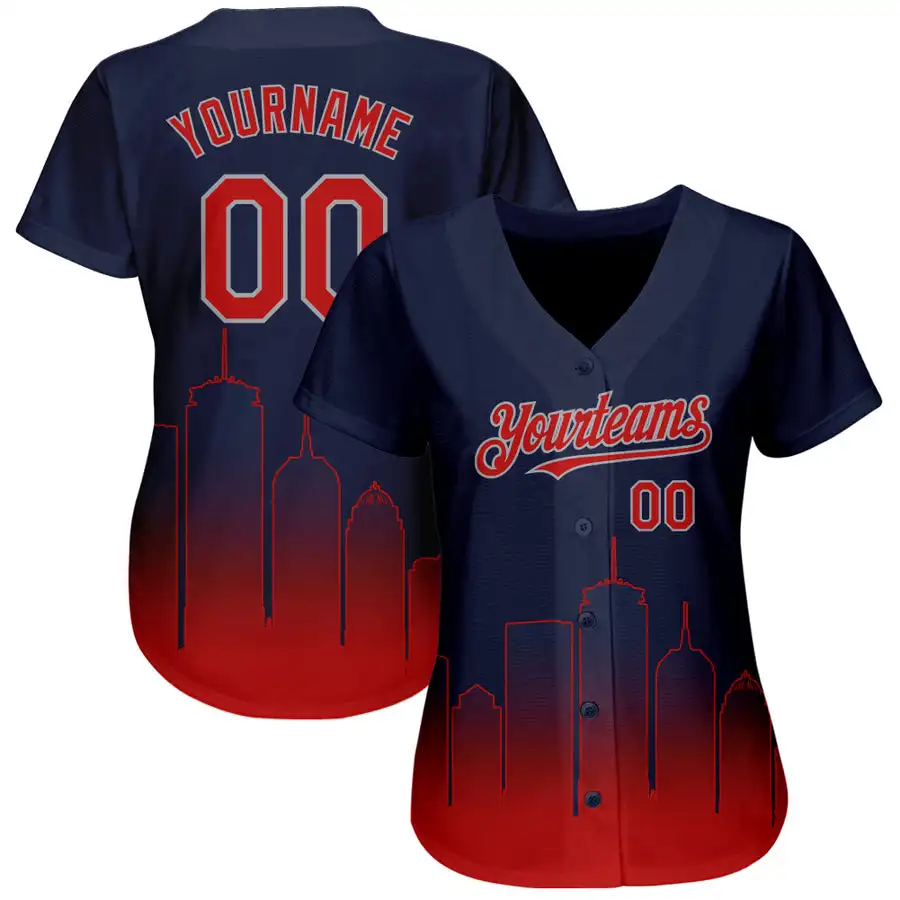 Custom Back Logo Baseball Jerseys Football Jerseys In Baseball Style Men Women's T-shirts