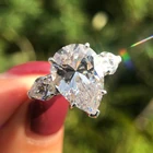 Diamond Ring Rings Good Quality Diamond Ring Blue Sapphire Silver Wholesale 10*14 High Carbon Drill Rings