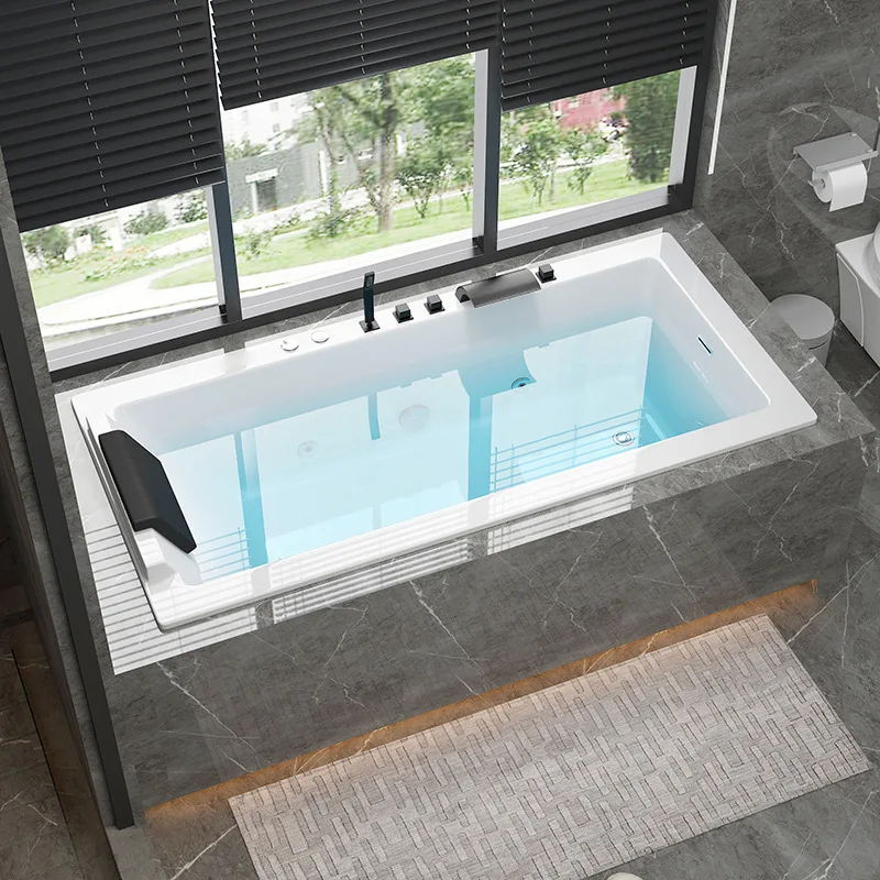 modern acrylic massage multi functional Jacuzi whirlpools bathtubs and bathroom spa bath tub balboa led light single
