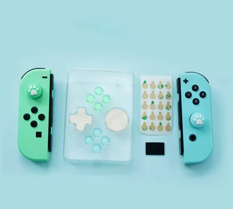 Abxy Key Buttons Sticker For Nintendo Switch Joycon Controller Thumb