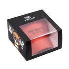 Gift Cap Custom Logo Matte Black Fedora Hat Gift Box Baseball Cap Paper Packaging Box With Clear Window