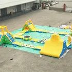 Island Water Park Equipment Inflatable Sea Large Inflatable Floating Water Park Game Floating Island Equipment