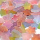 Resin Resin Colorful Simulation Star Candy Nail Foir 3d Resin Cabochon Nail Charms Diy Jewelry Making Slime Accessories